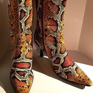 Snakeskin Boots